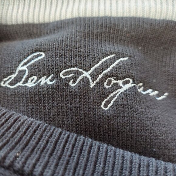 Ben Hogan Black V-Neck Long Sleeve Cotton Blend Sweater Men's Size X-Large - Picture 7 of 12